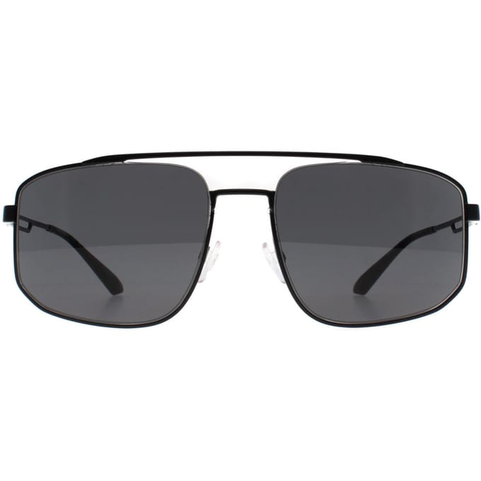 Emporio Armani Aviator Heren Mat Zwart Donkergrijs EA2139