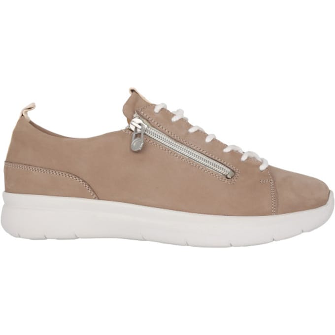 Ganter Kira - dames sneaker - Taupe - maat 42.5 (EU) 8.5 (UK)