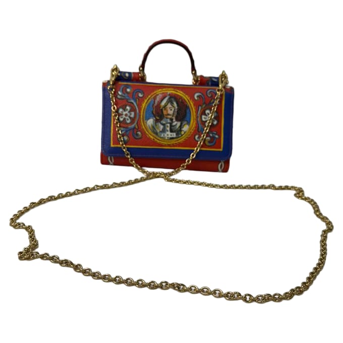 Dolce & Gabbana Gedrukt Sicilië Von Tas in Multikleur Leer