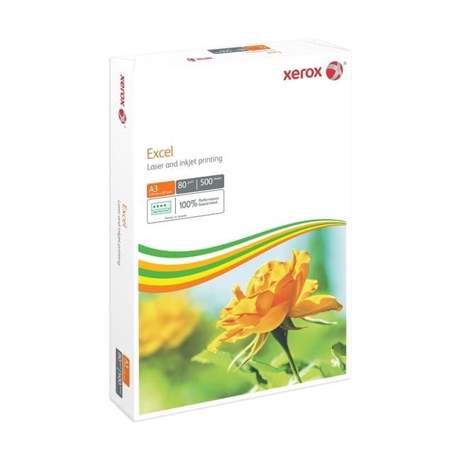 Kopieerpapier Xerox Excel A3 80gr wit 500 vel