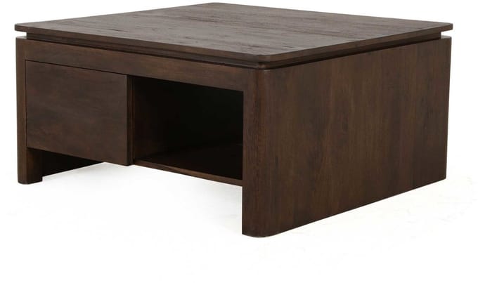 StarFurn Salontafel Dallas Bruin Mangohout 80cm