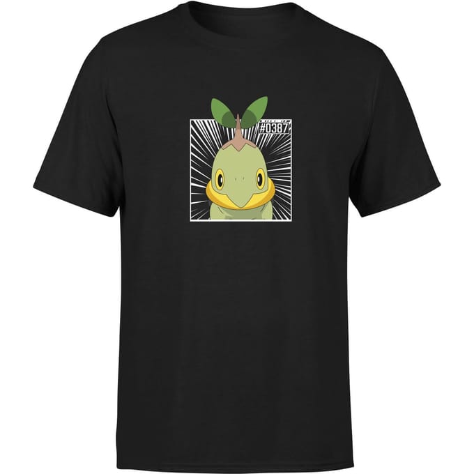 Pokemon Turtwig Men's T-Shirt - Black - M