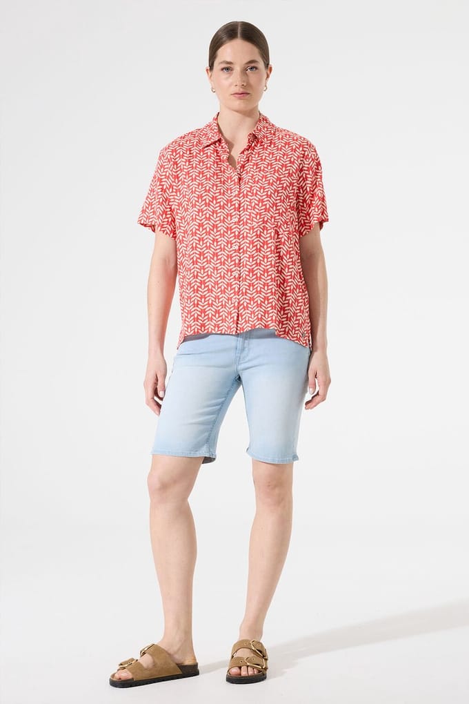 Tripper Dames Blouse Rood - Maat S