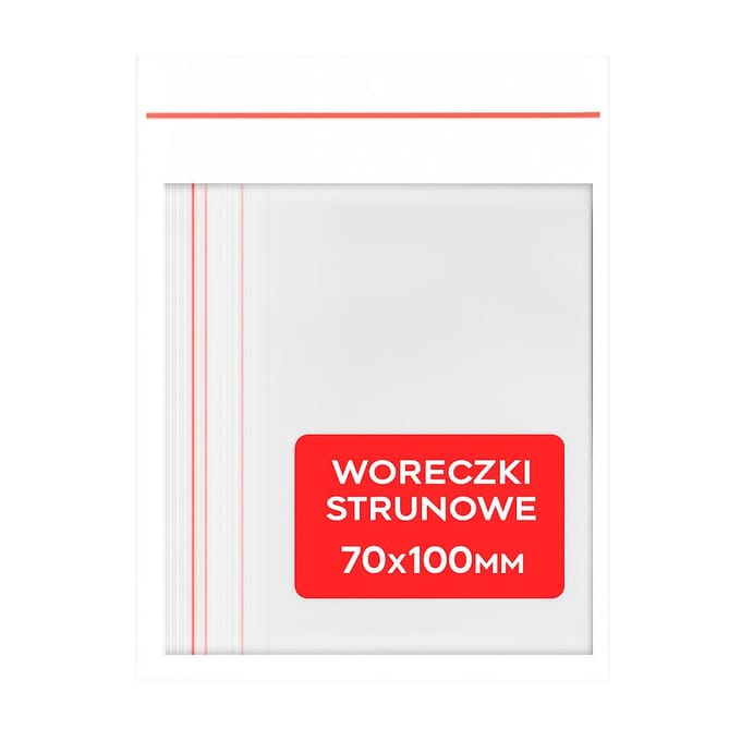 Merkloos - Gripzakjes - 70x100mm - 100 stuks - Sterk