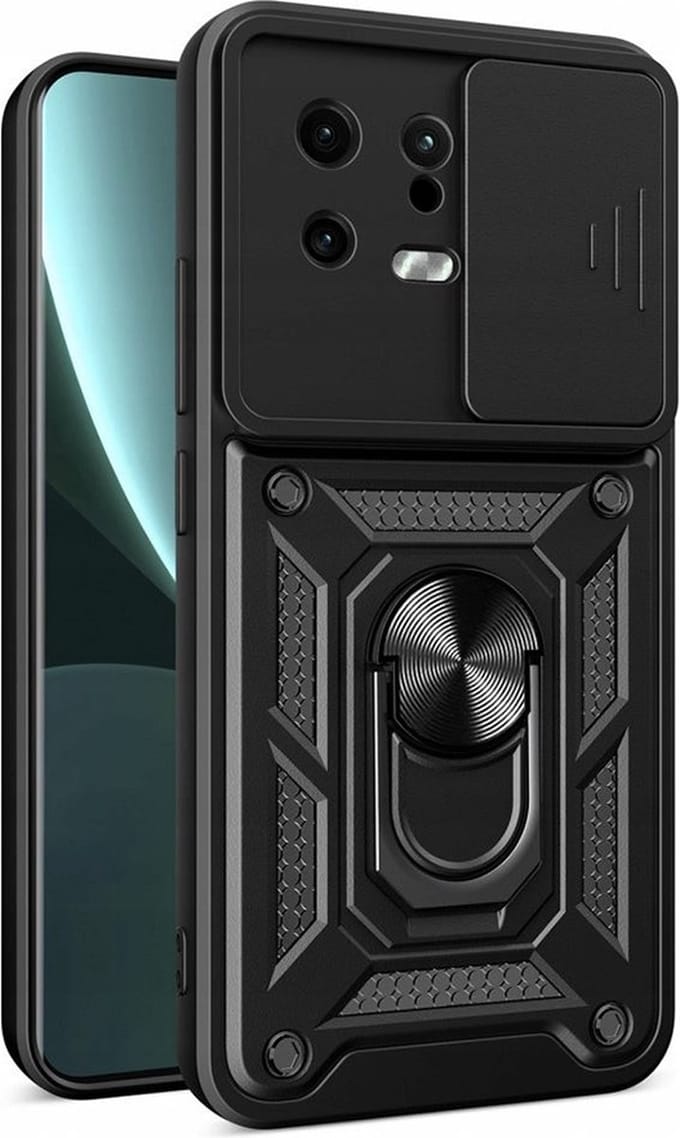 Hoesje geschikt voor Xiaomi 13 - Techsuit Camshield Back Cover - Zwart