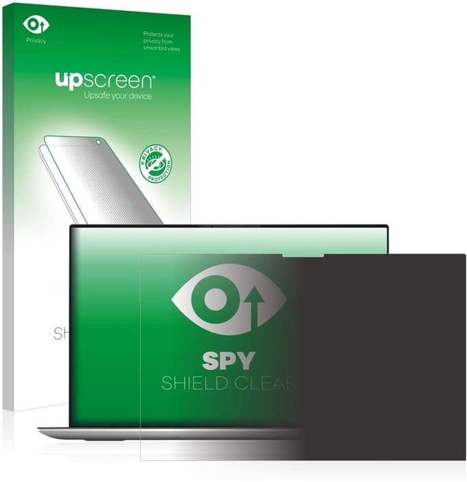 upscreen - privacy screenprotector voor Dell XPS 17 9700 touch - Folie Beschermfolie Blauwlichtfilter