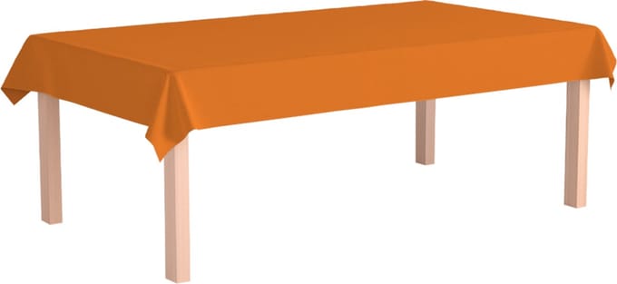 Tafelkleed Papier - Oranje - 274 x 137 cm