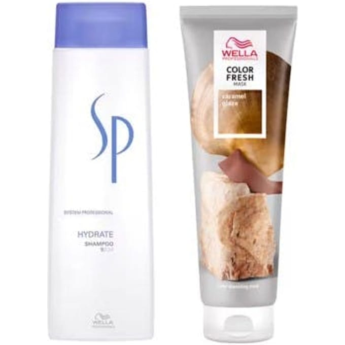 Wella Professionals SP Hydrate Shampoo + Color Fresh Mask Caramel Glaze 250 ml + 150 ml