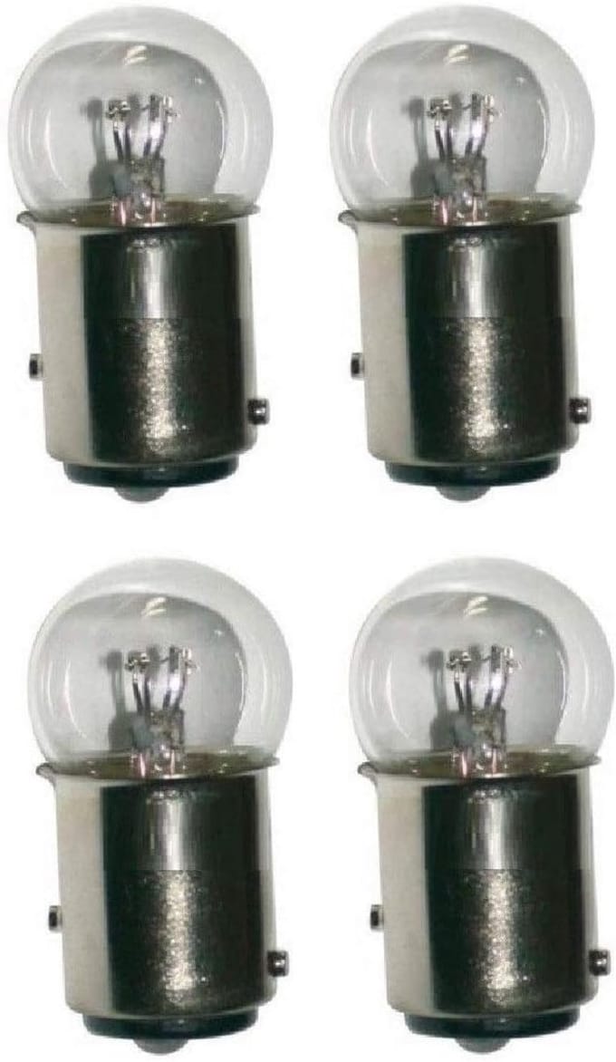 Set van 4 BAY15D 12V 18/5W Gloeilampen voor Voertuigen