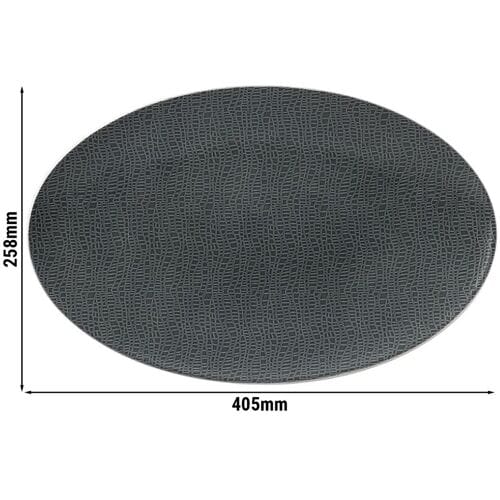 (2 stuks) SELTMANN WEIDEN Coup bord - 400x255mm - Antraciet Zwart