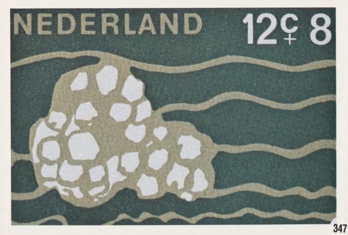 Briefkaart met afbeelding Wulkeieren postzegel