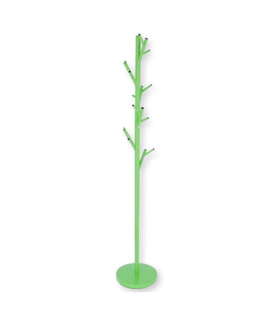Staande kapstok Tree - stalen - 18 haken - groen