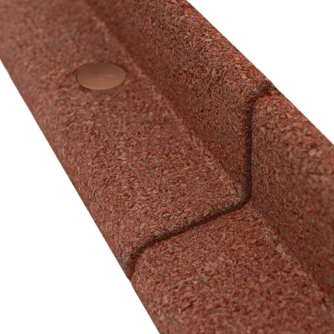 28,8 m flexibele gazonrand - 24x1,2 m - terracotta - incl. hamer