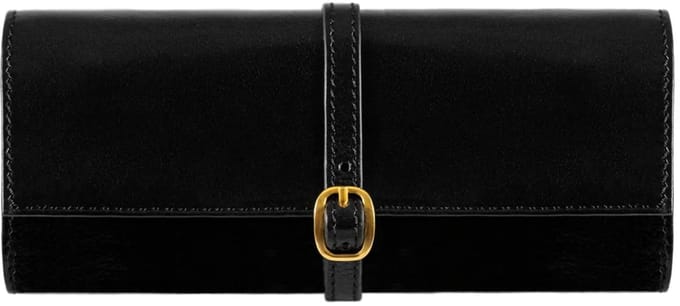 Zwart Leren Sieraden Reisetui voor Dames – Madame Bovary