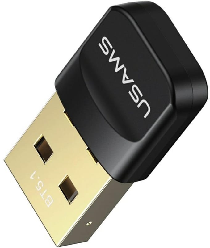USAMS ZB321 Serie - USB Bluetooth Adapter - Bluetooth 5.1 - Zwart - Compact en Stijlvol