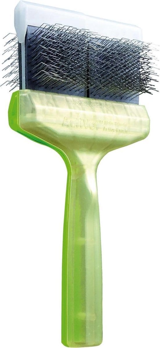 Activet Duo Groen/Goud Silcoater & Grabber Dubbel | Pluk & Ontwol borstel