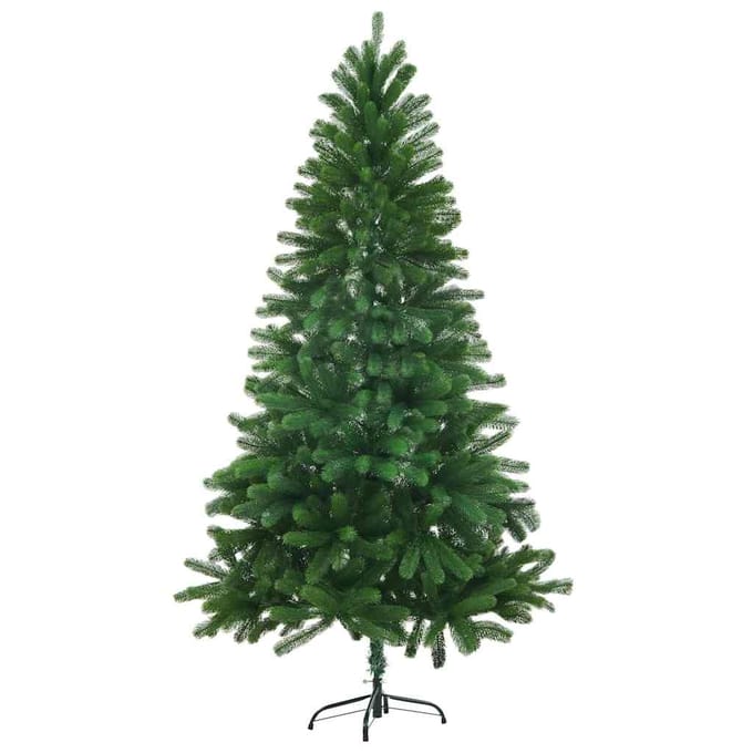 vidaXL - Kunstkerstboom - met - levensechte - naalden - 150 - cm - groen