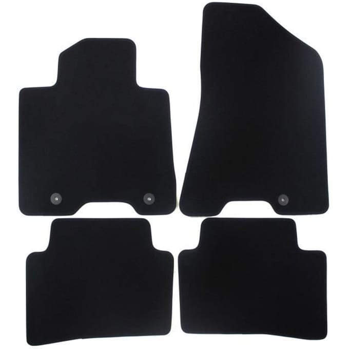 Tapis de sol - Kia - Sportage 2015-2021 - 4 pièces - Velours imperméable - Antidérapant