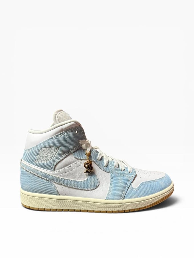 Jordan 1 MID (Special Edition) Blue Sail - Maat 43 (Doos Zonder Deksel)