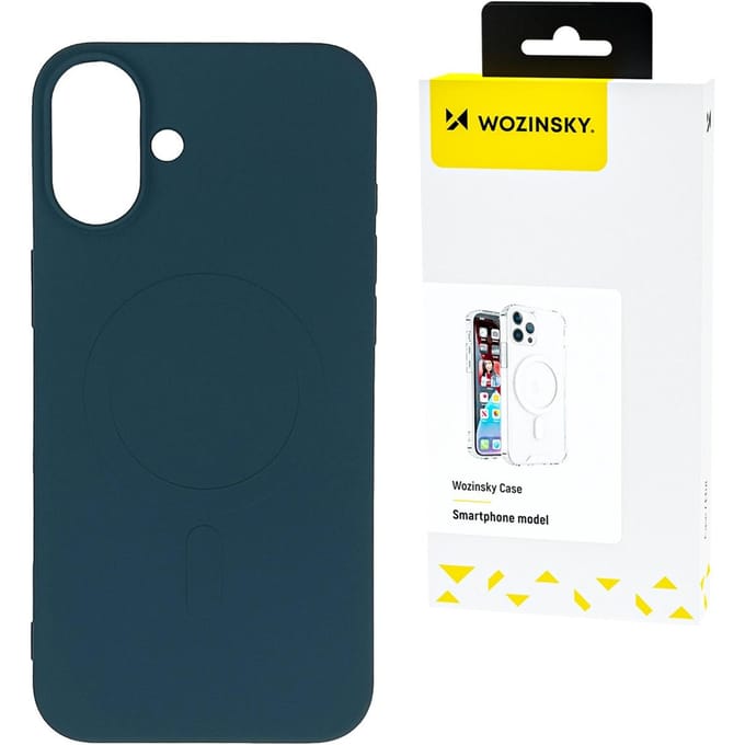 Wozinsky Silicone Magnetic Case Magsafe for Samsung Galaxy S25 - Blue