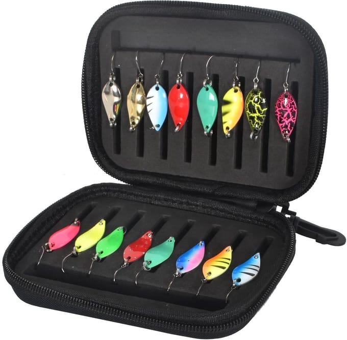 Dailygoods- Kunstaas 170 Stuks - Visaas met Doos - Spinning-Aas - Vis