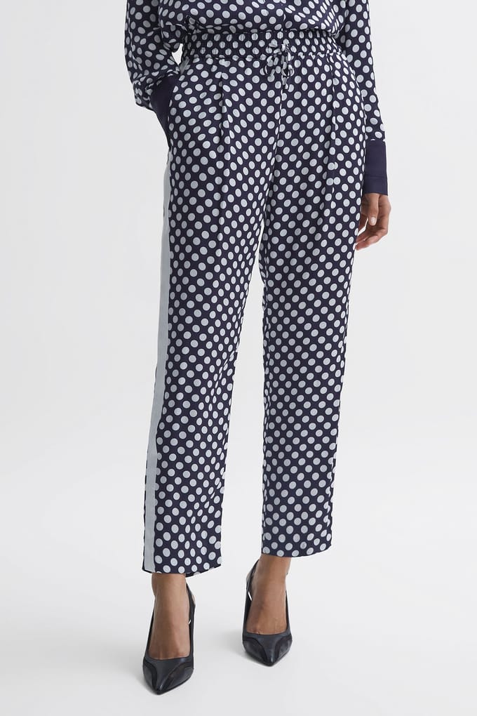 Reiss Ezra Polka Dot Print Sweatpants Größe: 4 | Jogginghosen Outlet | Damen