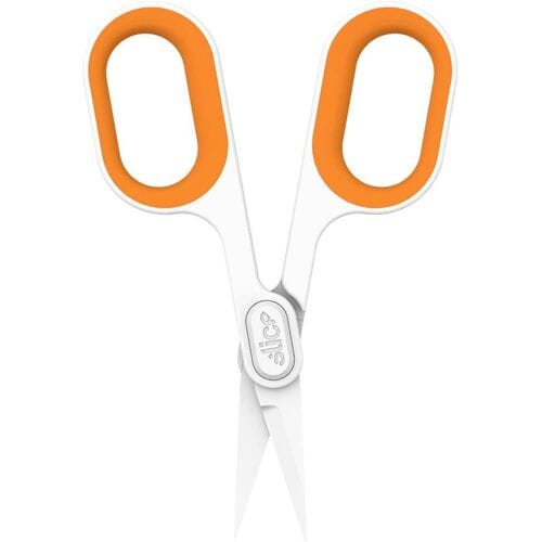 Slice 10546 Universele schaar Linkshandig, Rechtshandig 132 mm Oranje, Wit