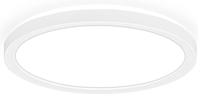 B.K.Licht - LED Plafonniére - met indirect licht - led paneel - 24 x 3cm - 4.000K - 16W