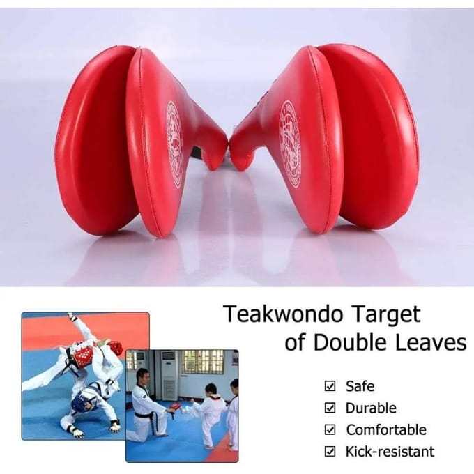1 Stuk Taekwondo Kick Pad Dubbellaagse Kick Focus Doelpad Training Voetpad Vechtsporten