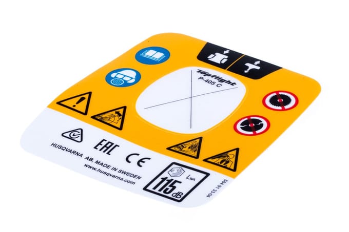 Decal ce (rest of world) 115db