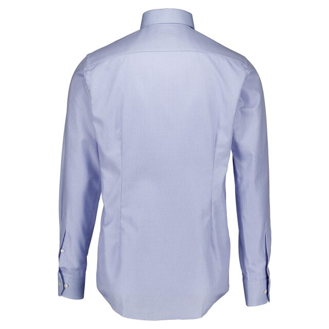 Eton Semi Solid Signature Twill Shirt Lange Mouw Overhemden Lichtblauw 100015103