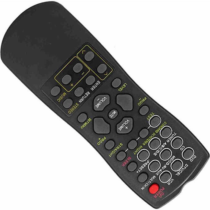 Télécommande de remplacement pour téléviseur RAV22 RX‑V459 RX‑V357 HTR5830 RX‑V357 black
