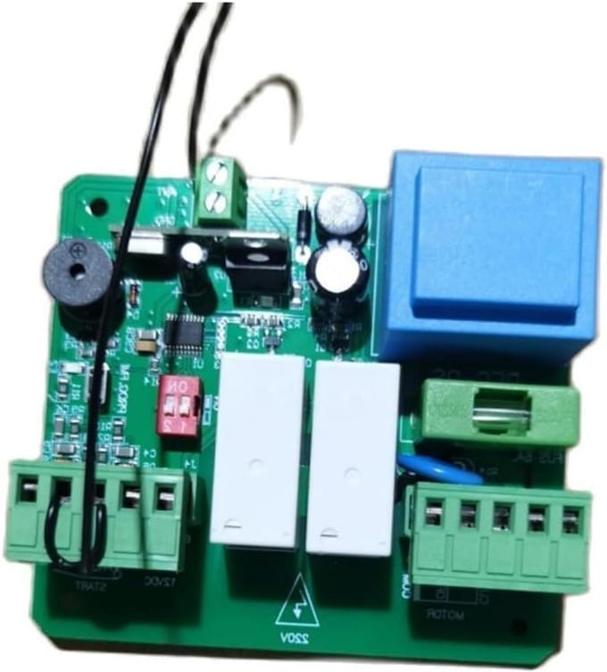 Rolluik Bediening - Afstandsbediening Printplaat - Motor Snelheid Instellen - 433MHZ Rolling Code - 1x1x1 cm - PCB