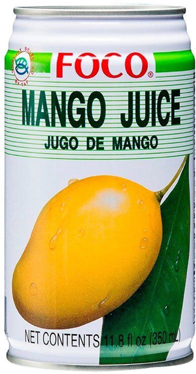 Foco Mango Juice Drink Blikjes 35cl Tray 24 Stuks