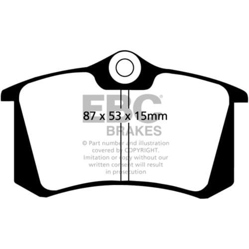 Remblokset EBC BRAKES Green Stuff DP2680, achter