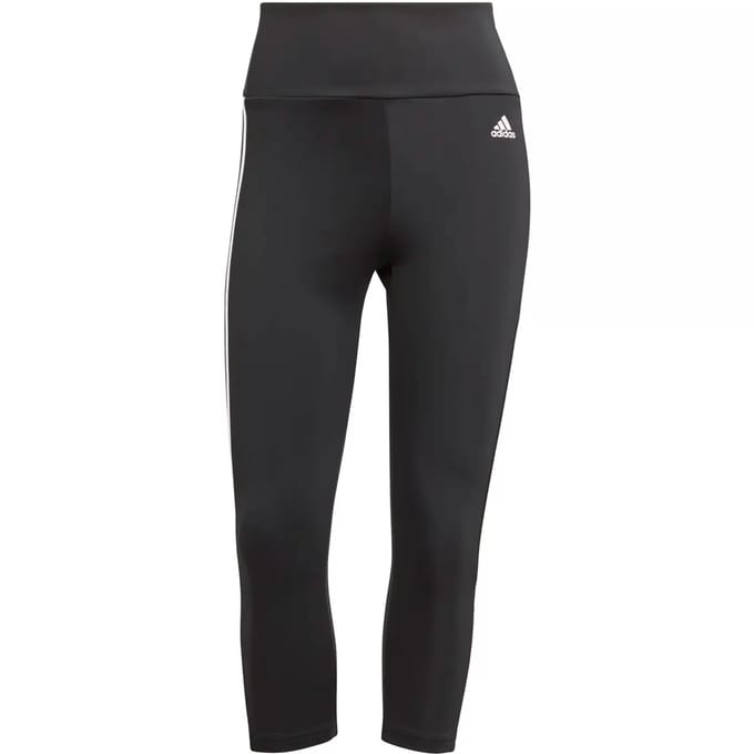 Dames legging met hoge taille adidas Designed To Move 3-Bandes 3/4 Sport