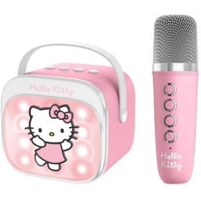 Hello Kitty Draadloze Microfoon + Karoake Set Radio's, speakers en muziekspelers