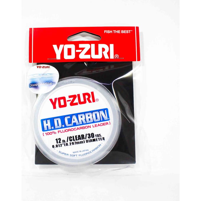 Yo Zuri Duel H.D Carbon Fluorocarbon 30 yds 12 lb R887-CL (0870) schoon