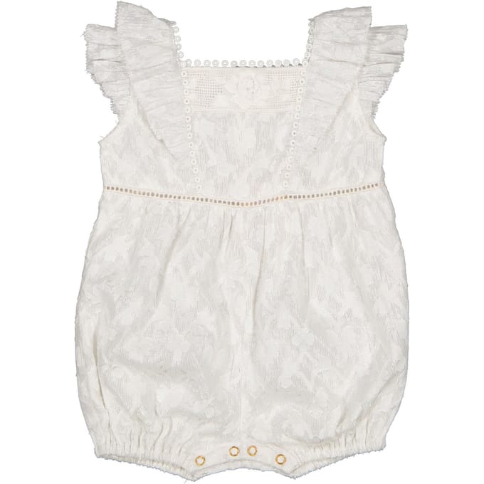 Louise Misha Jumpsuits Julia White Taglia: 6M | Body per Neonato Outlet | kids | Bianco