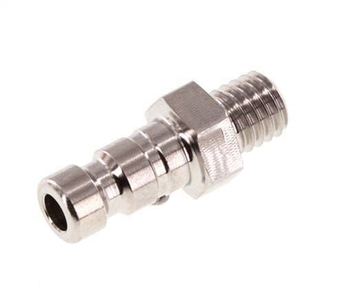 RVS 306L DN 2.7 (Micro) Luchtkoppeling Insteeknippel M5 Buitendraad - CLP2-M-SSL-P-5