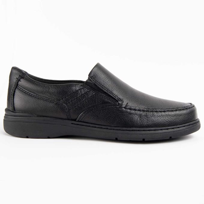 Purapiel Mocassin Confore12 Zwart