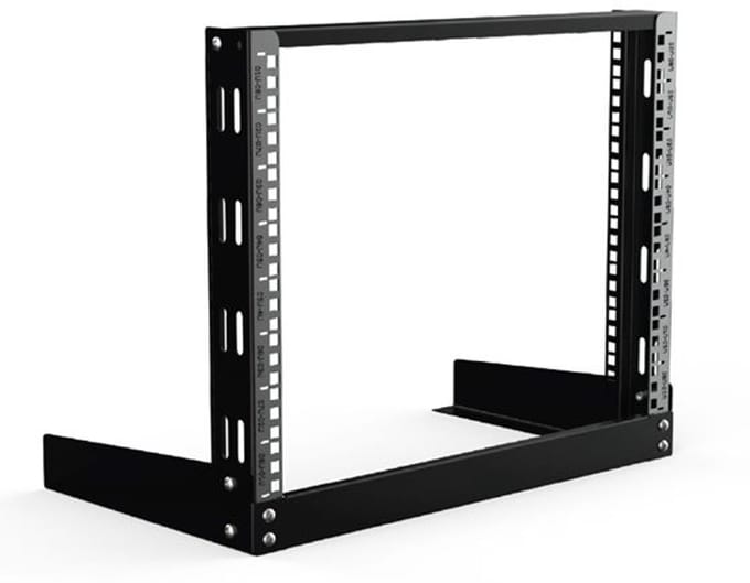 Lanview 19 DESKTOP SHELF 8U W=600 D=300 BLACK (DEMOUNTED) (LVR08U63BL)