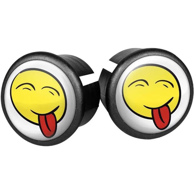 Velox Stuurdoppen Smiley 20 Mm Geel 2 Stuks