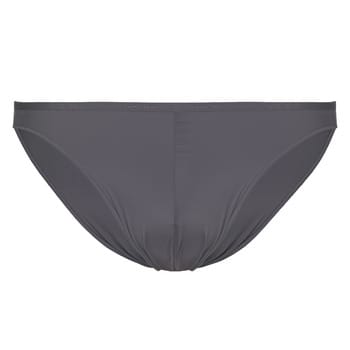HOM Plumes micro briefs (1-pack) - heren micro slip microfiber - antraciet grijs