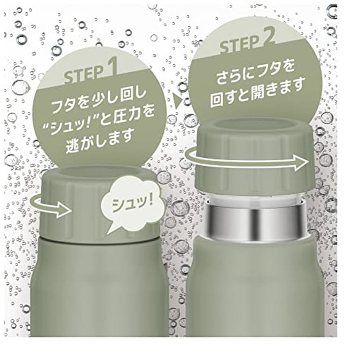 Geïsoleerde koolzuurhoudende drankfles 750 ml - Kaki - Koude Isolator