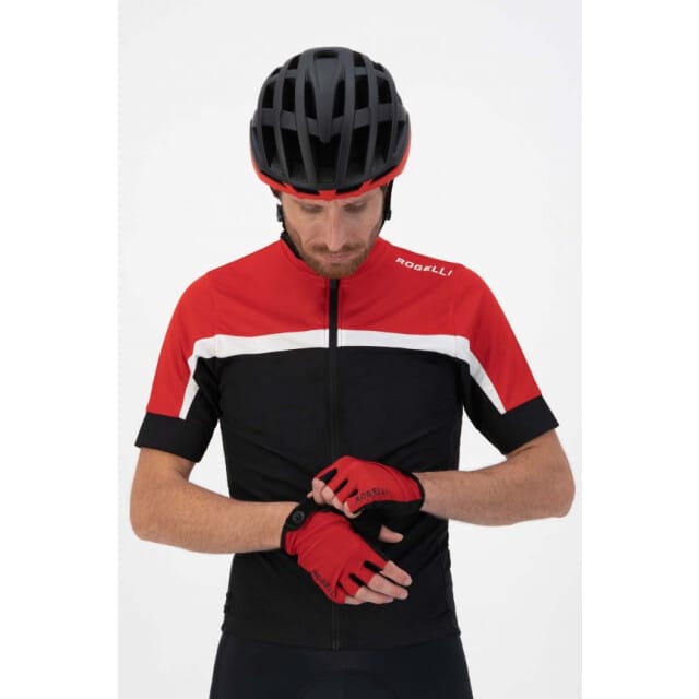 Rogelli Core Heren Fietshandschoenen - Zomer - Korte vinger - Rood