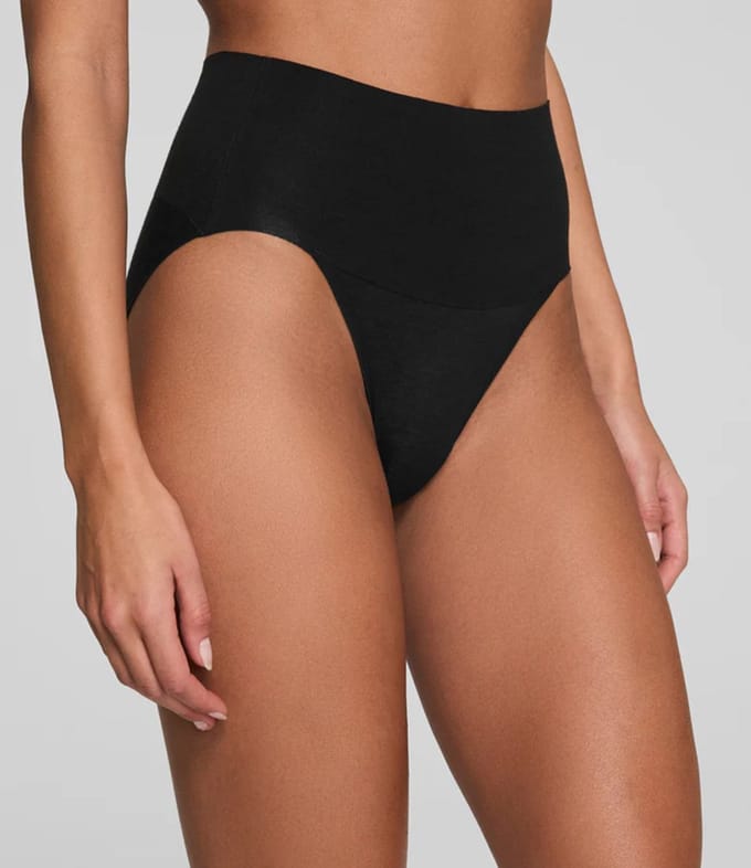 Spanx Undietectable Supima Cotton Hi-Leg Brief | Kleur Zwart - Maat M