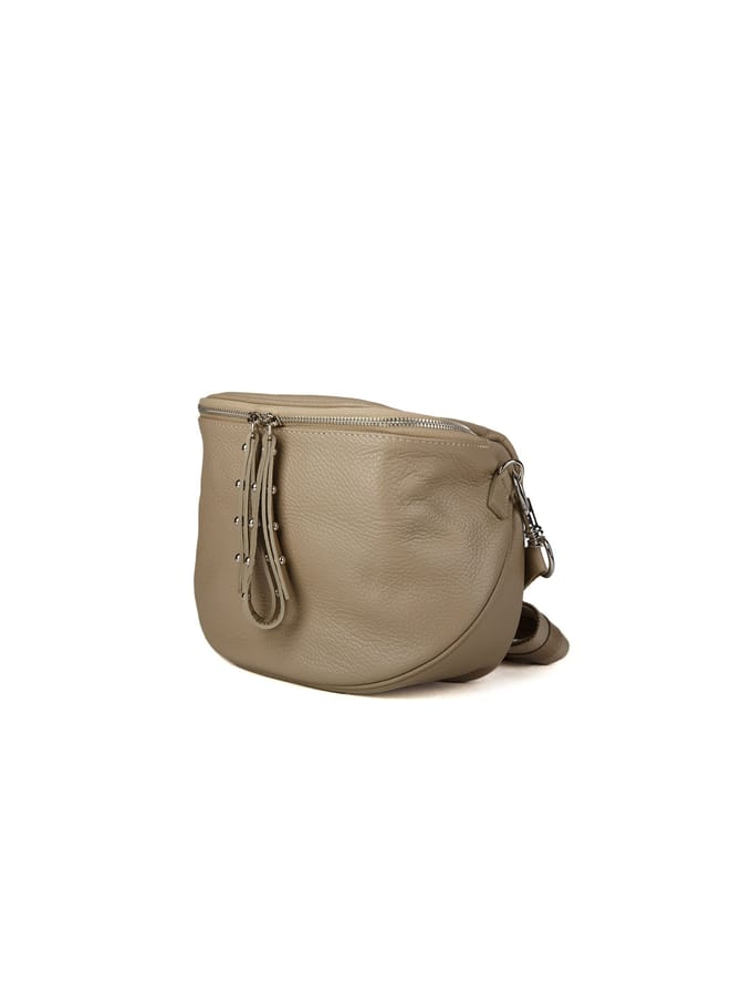 Giulia Monti Schoudertas Grijs Beige