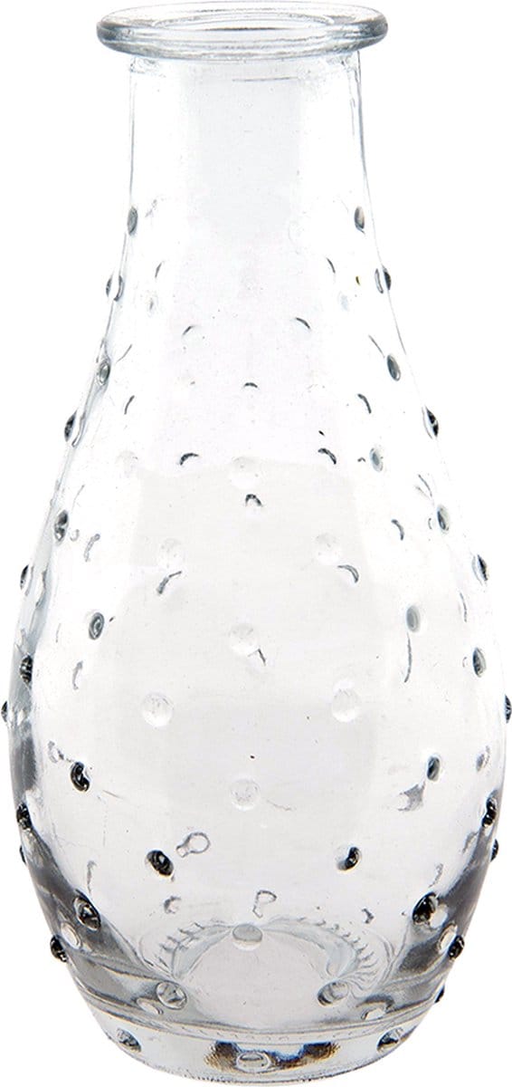 Clayre & Eef Vaas Ø 7x14 cm Glas