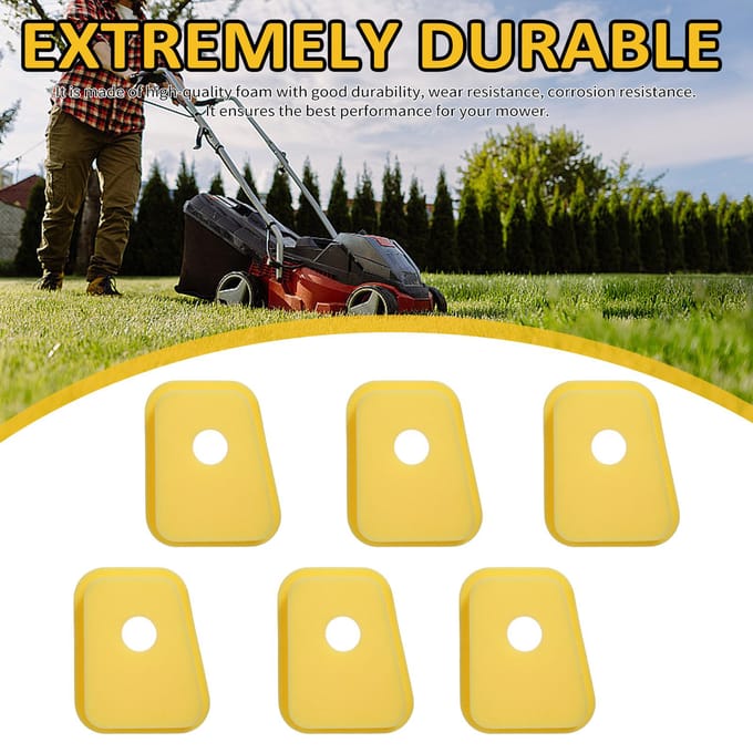 6 Stuks Vervanging Luchtfilter Schuimfilter Spons Reiniger Element voor Grasmaaier Luchtfilters 10 Pcs beige